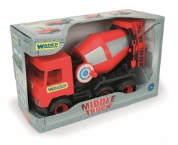 Betoniarka czerwona 38 cm Middle Truck w kartonie Wader