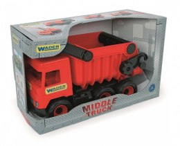 Wywrotka czerwona Middle Truck w kartonie Wader