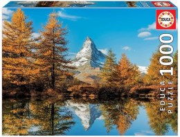 Puzzle 1000 elementów Góra Matterhorn jesienią Educa