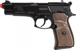 Gonher Metalowy pistolet policyjny 8 naboi Pulio