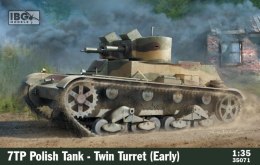 Model do sklejania 7TP Polish Tank-Twin Turret Early Production Ibg