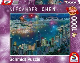 1000 elementów Alexander Chen Fajerwerki nad Hongkongiem Schmidt