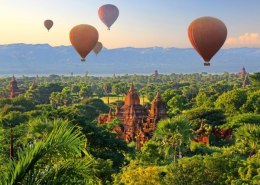 Puzzle 1000 elementów Balony nad Mandalaj / Mjanmar Schmidt