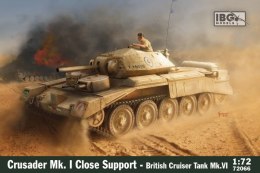 Model plastikowy Crusader Mk.I CS brytyjski czołg bliskiego wsparcia Ibg