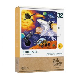 Puzzle 32 elementy Przygody w kosmosie Muduko