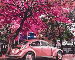 Obraz Malowanie po numerach - Wiosenny parking Symag