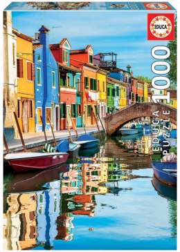 Puzzle 1000 elementów Burano, Włochy Educa