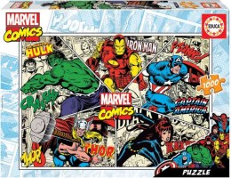 Puzzle 1000 elementów Komiksy Marvela Educa