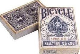 Karty 1900 Talia niebieska Bicycle