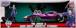 Pojazd metalowy z figurką Jada Joker 2009 Chevy Corvette 1:24 Dickie