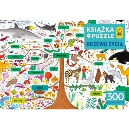 Puzzle 300 elementów + Książka - Drzewo życia Wilga Play