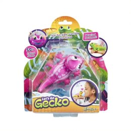 Maskotka interaktywna AniMagic Lets go Gecko Gekon różowy Goliath