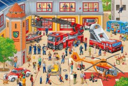 Puzzle 60 elementów Dzień Dziecka w straży pożarnej Schmidt