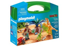 Klocki Dinos 70108 Skrzyneczka Odkrywca dinozaurów Playmobil
