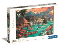 Puzzle 2000 elementów High Quality, Życie na wyspie Clementoni