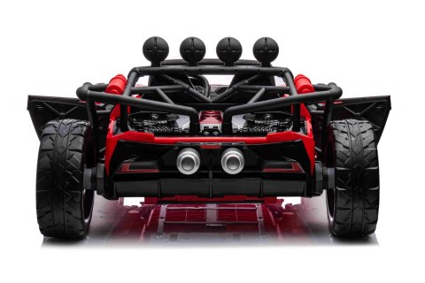 Auto Buggy Racing 5 na akumulator dla dzieci Czerwony + Silniki 2x200W + Pilot + Audio LED + Wolny Start