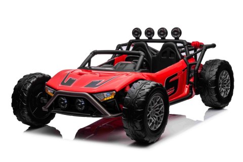 Auto Buggy Racing 5 na akumulator dla dzieci Czerwony + Silniki 2x200W + Pilot + Audio LED + Wolny Start