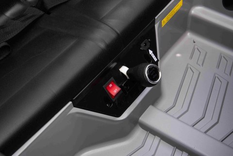 Auto Buggy Racing 5 na akumulator dla dzieci +3. Szary + Silniki 2x200W + Pilot + Wolny Start