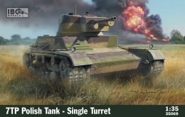 Model do sklejania 7TP Polish Tank Single Turret Ibg
