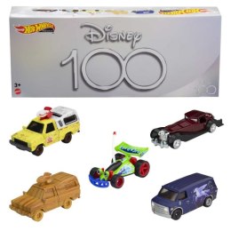 Hot Wheels Premium 100-lecie Disneya zestaw 5 aut Hot Wheels
