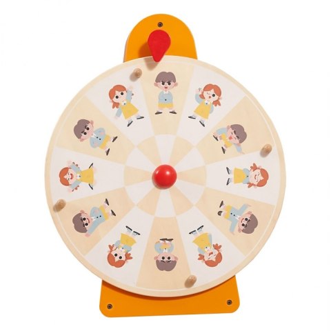 VIGA Tablica Ścienna Koło Pokaż Emocje i Wyraz Twarzy