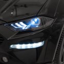 Autko Ford Mustang GT na akumulator dla dzieci Czarny + Regulacja siedzenia + Audio LED + EVA + Wolny Start
