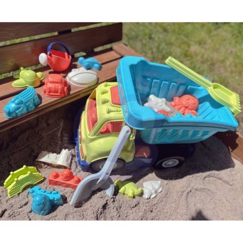 WOOPIE Zestaw do Piasku z Samochodzikiem i Foremkami 20 el.