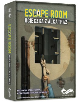 Gra Escape Room Ucieczka z Alcatraz gra planszowa FoxGames
