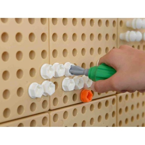 Kolorowe Śrubki Do Tablicy Kreatywnej Naukowej Masterkidz 512 Sztuk Miks Kolorów