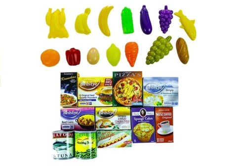 Wózek Sklepowy + Artykuły Spożywcze 25 Elementów