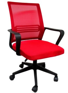 Fotel Obrotowy K5 Czerwony , Krzesło biurowe