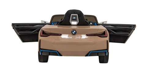 Autko BMW i4 na akumulator dla dzieci Złoty