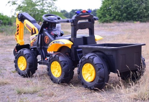 TRAKTOR, KOPARKA NA AKUMULATOR+PRZYCZEPA, PILOT/HT9158