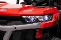 Auto Pick-Up Speed 900 dla dzieci Czerwony + Napęd 4x4 + Ruchomy kiper + Bagażnik + Pilot + Łopatka + Audio LED