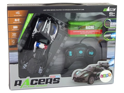 Auto Sportowe R/C Policyjne Czarne Zdalnie Sterowane