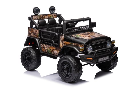 Toyota FJ Cruiser dla dzieci Czarna terenówka + Pilot