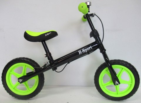 Rowerek biegowy zielono-czarny R4 R-Sport Koła EVA 12''