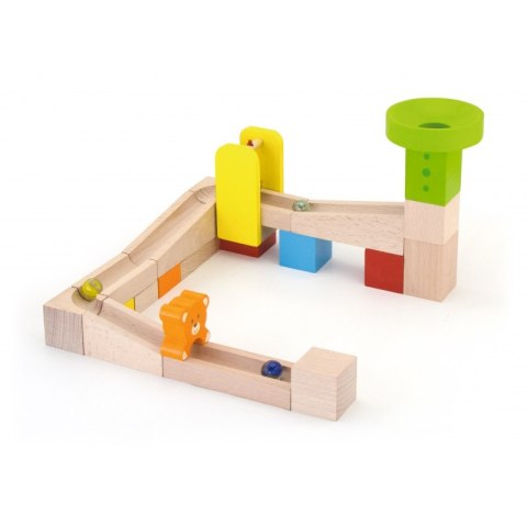 Viga Drewniany Tor na kulki Kulodron 49 elementów