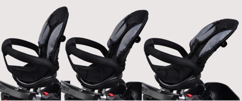 Wieloetapowy Rower Trójkołowy Rowerek BABY LUX GRAY