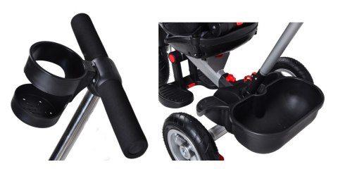 Wieloetapowy Rower Trójkołowy Rowerek BABY LUX GRAY