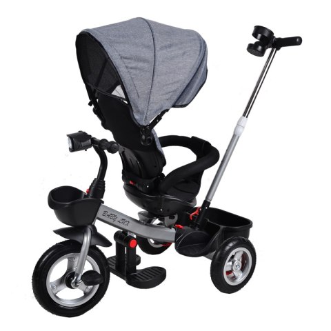 Wieloetapowy Rower Trójkołowy Rowerek BABY LUX GRAY