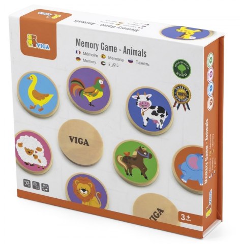 Gra Zapamiętywanie Memo Zwierzątka Viga