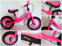 Rowerek biegowy R3 różowy R-Sport 12'' hamulec, dzwonek