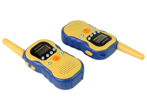Zestaw Walkie Talkies Krótkofalówki Dla Dzieci Niebieskie 2 Szt.