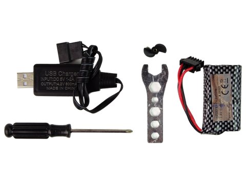 Motorówka R/C Zdalnie Sterowana 2.4G Czerwona 20-25 KM/H