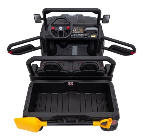 Auto Pick-Up Speed 900 dla dzieci Czarny + Napęd 4x4 + Ruchomy kiper