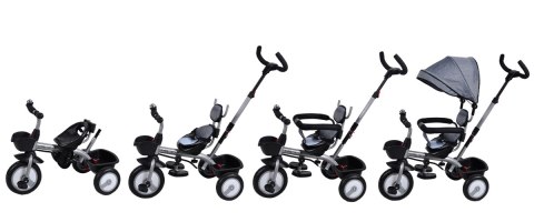 Rowerek Trójkołowy Baby Trike SZARY