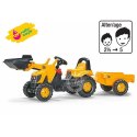 Rolly Toys rollyKid Traktor na pedały JCB z łyżką i przyczepą 2-5 Lat