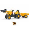Rolly Toys rollyKid Traktor na pedały JCB z łyżką i przyczepą 2-5 Lat
