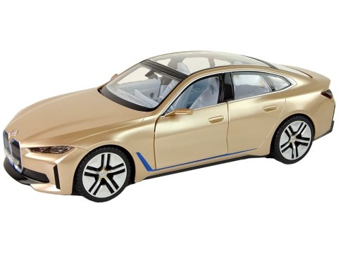 Auto BMW I4 Samochód Zdalnie Sterowany RC Rastar Złoty 1:14
